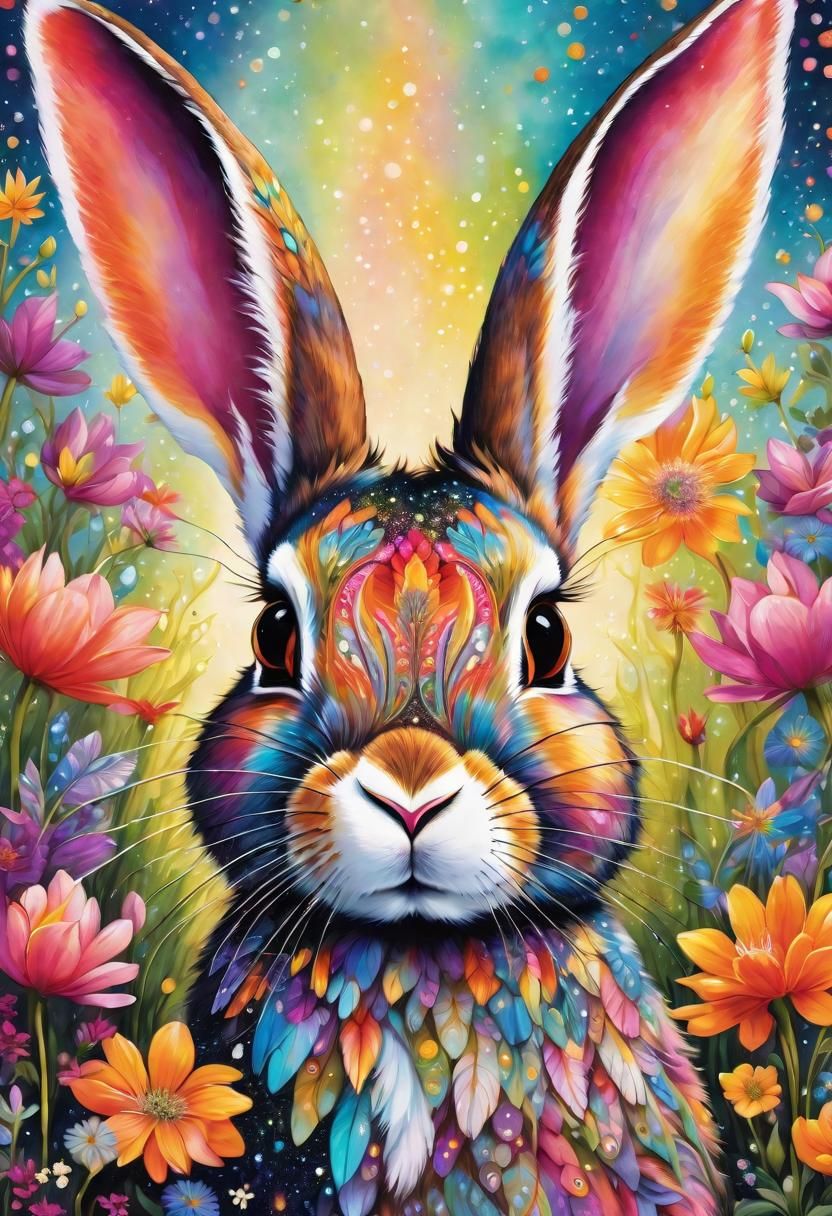 Flower Rabbit (Dreamshaper XL Alpha)