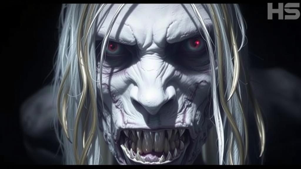 Evil Symbiote God Portrait in Gothic Horror Style