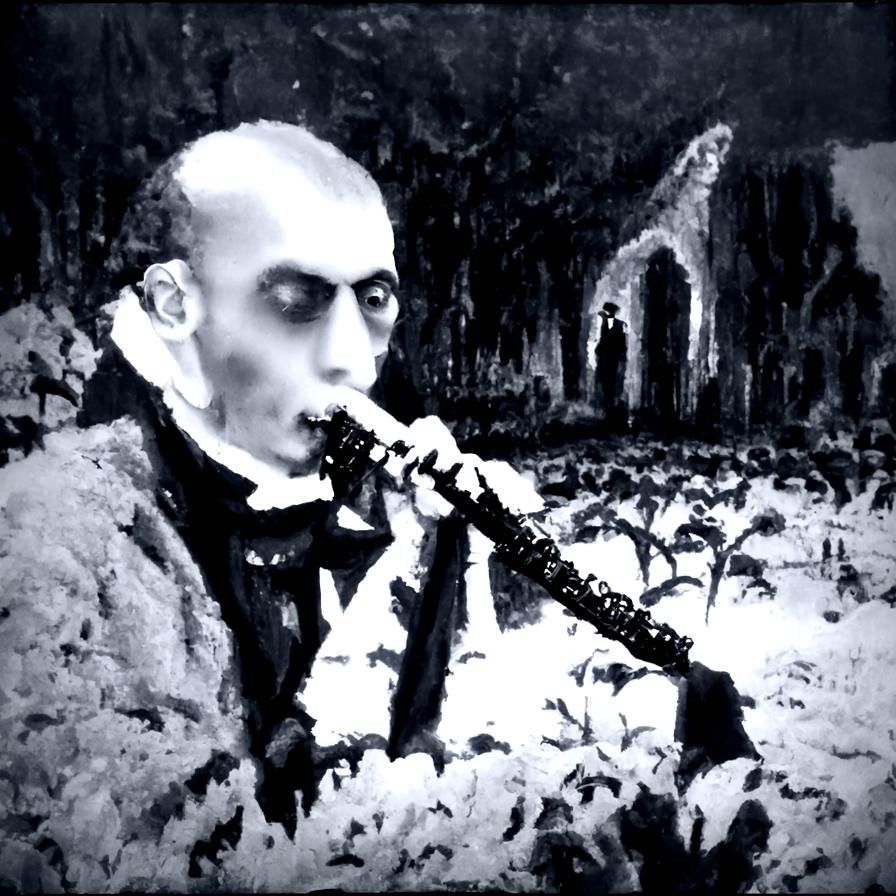 Count Orlok Plays Clarinet in Monet Style