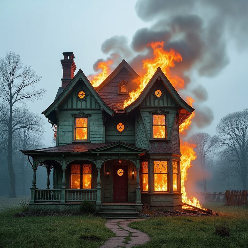 Quirky Primitivism: House on Fire