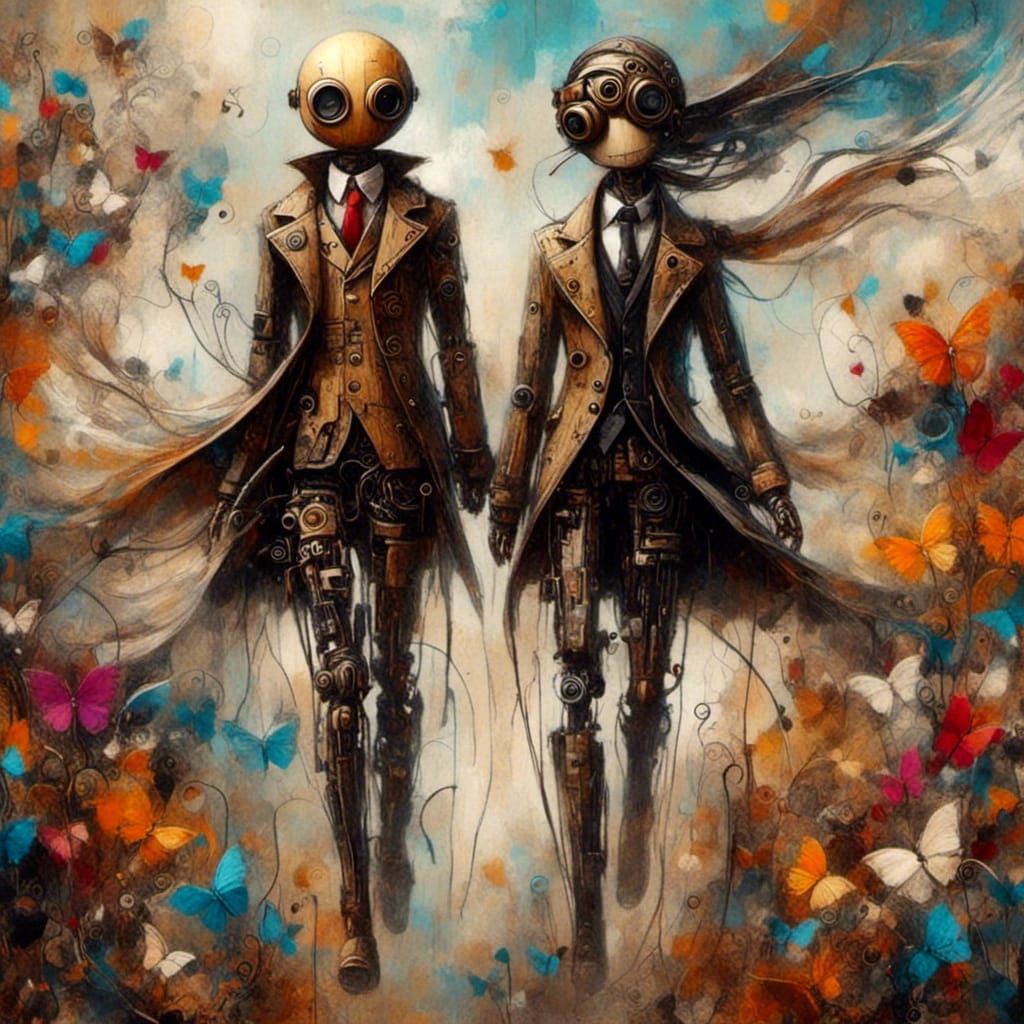 Wooden Doppelganger Fantasy Figure