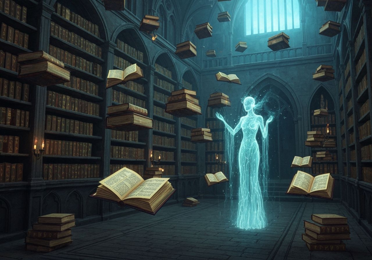 Spectral Librarian in Cosmic Gothic Library