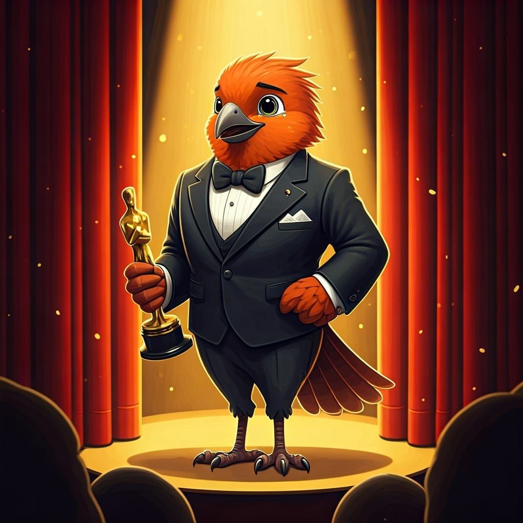 Robin Wins Award: Anime-Style Celebration