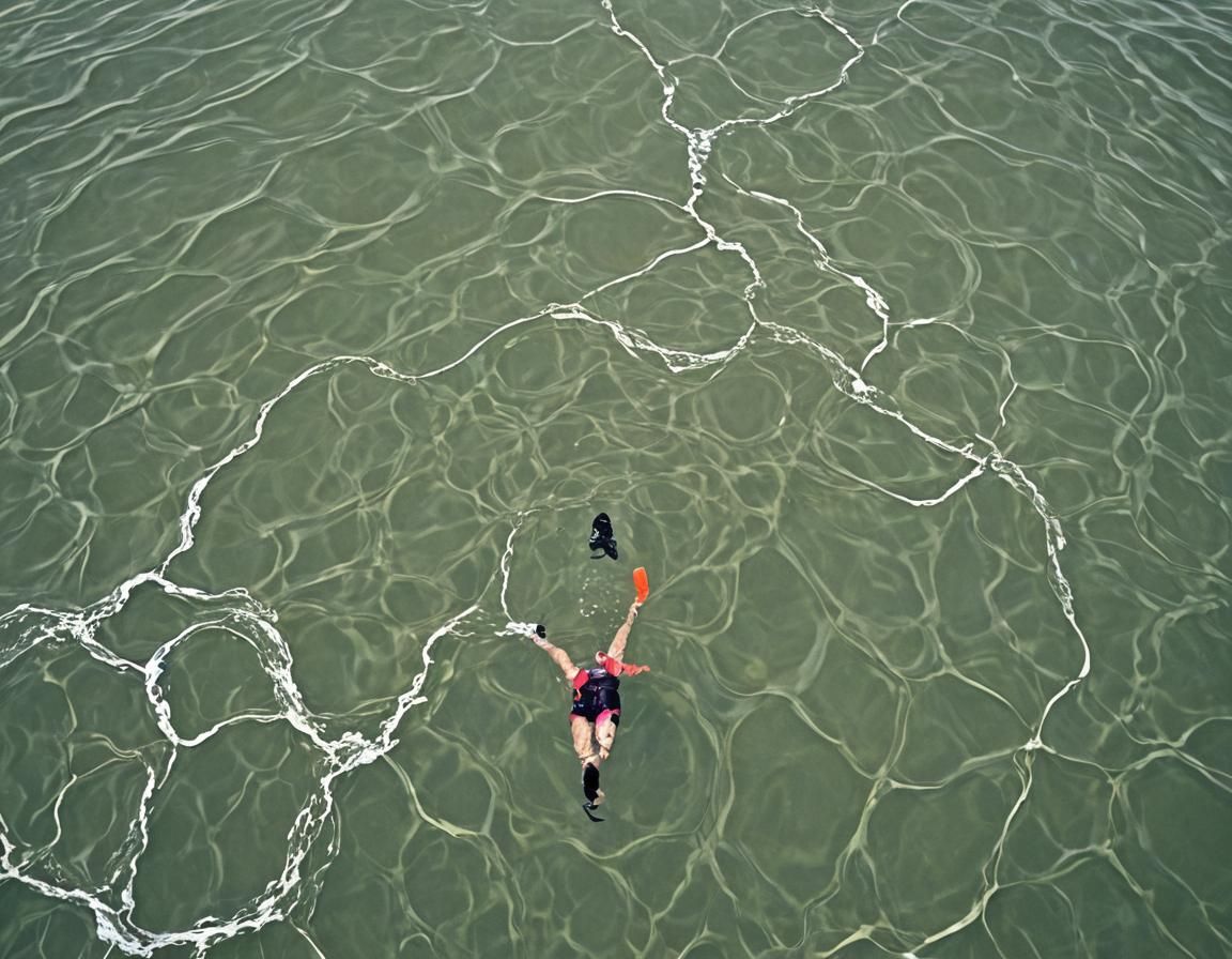 Abstract Ocean of Shame Conceptual Art