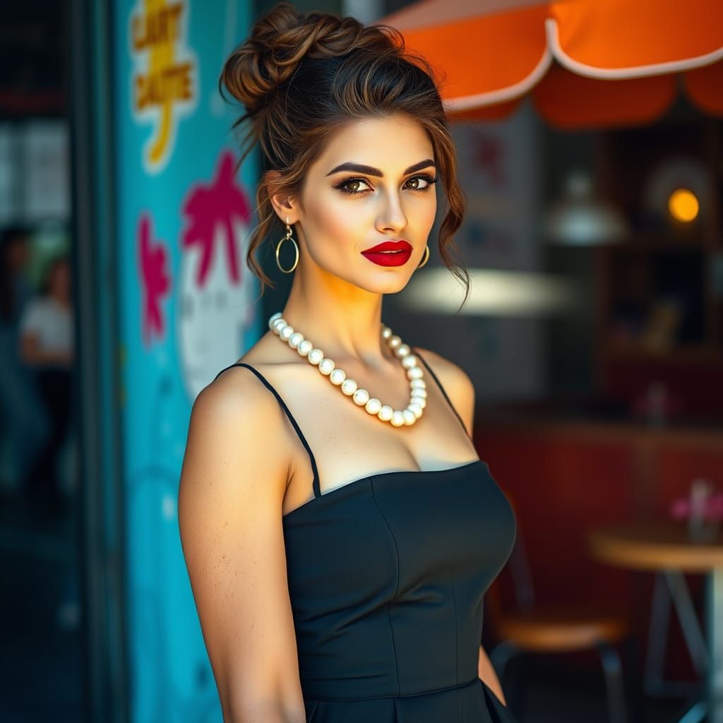 Confident City Woman in Elegant Fashion