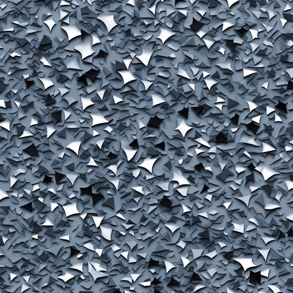 Winter is Coming: Abstract Aluminum Texture
