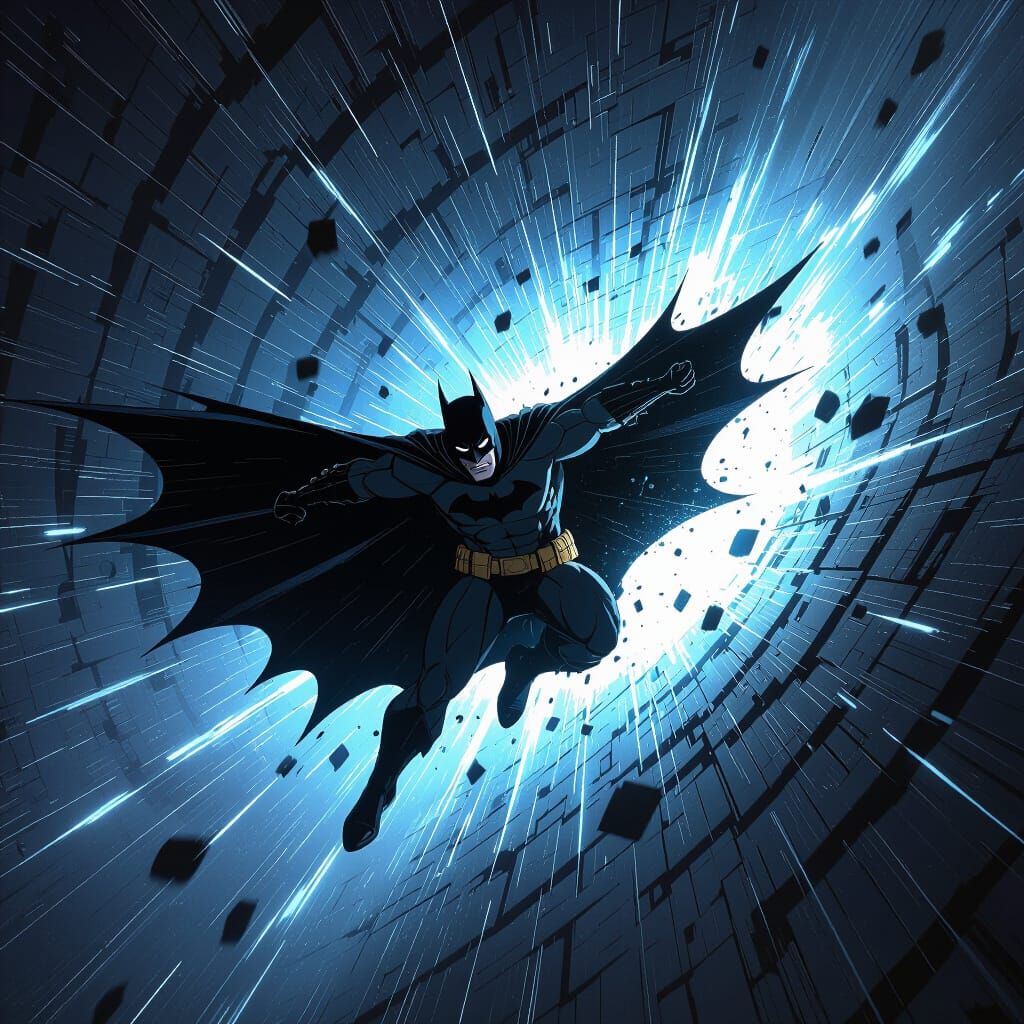 Batman Glitches Out of Bounds Into Dark Void
