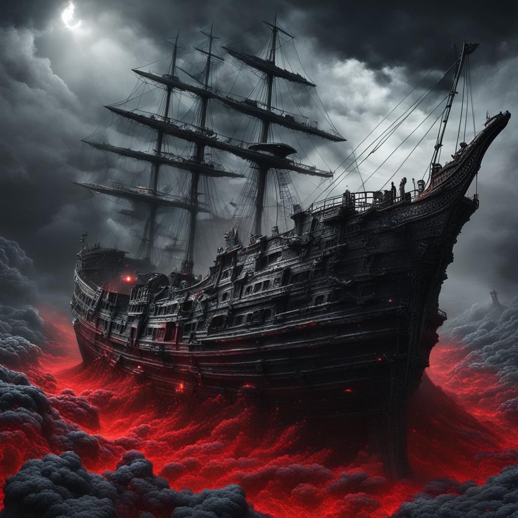 Surreal Whales and Suns with Goth Model