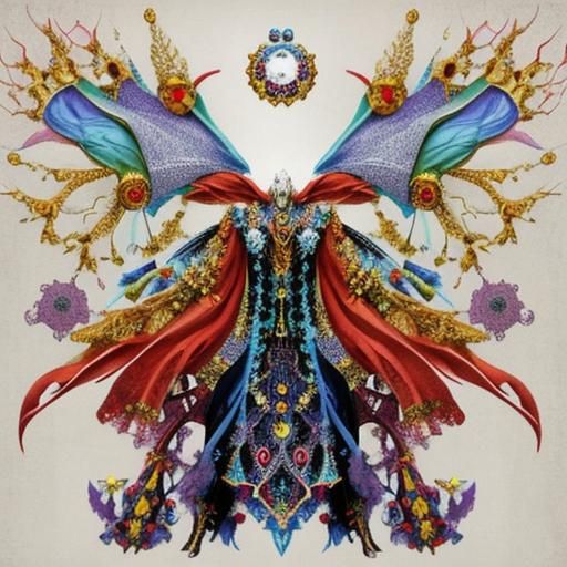 Intricate Fractal Pattern: Abstract Geometric Design