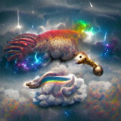 Interstellar Cloud Embrace: A Sleeping Creature
