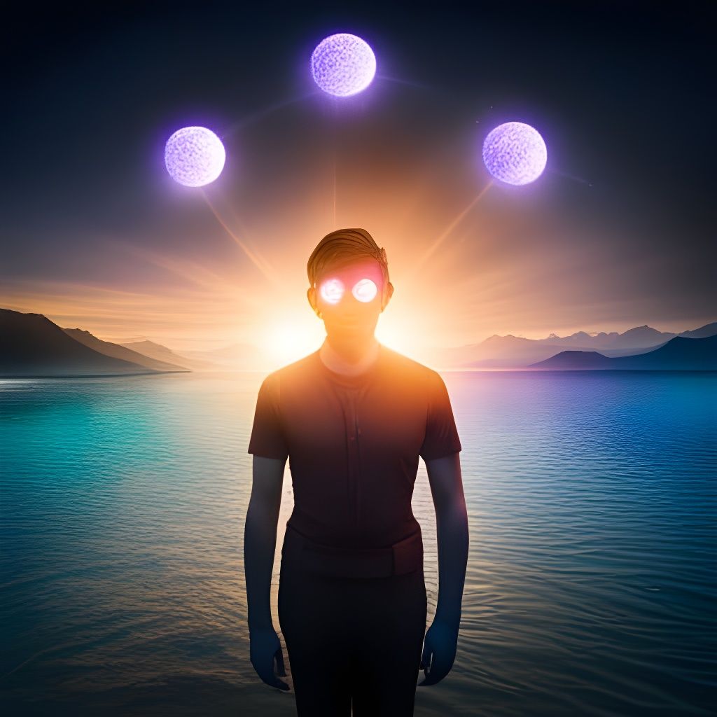 People Displaying Emotions with LED Orbs