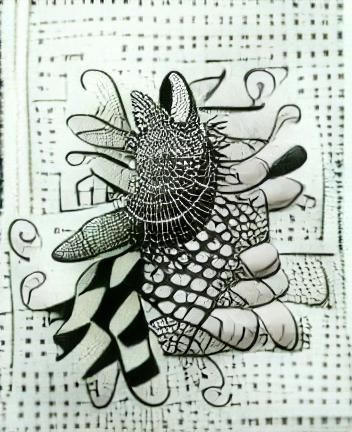 Detailed Zentangle Image