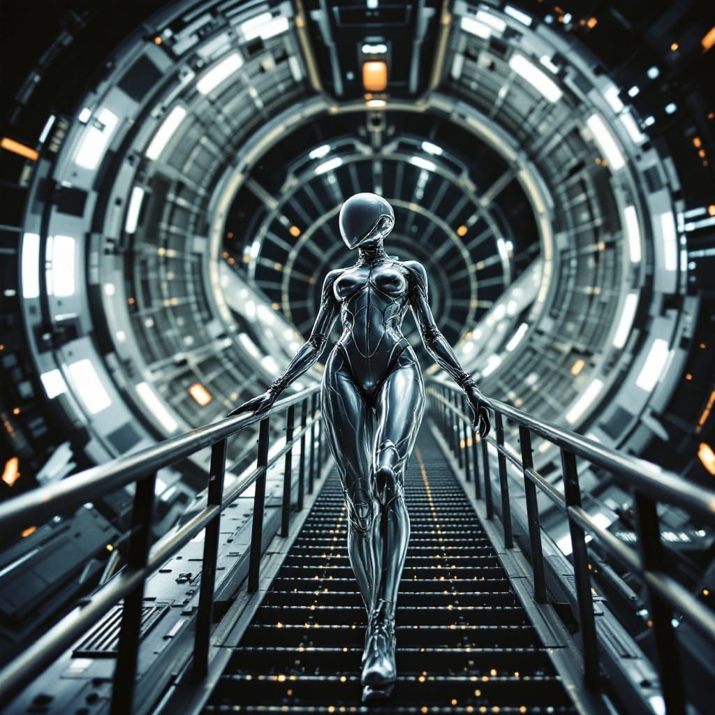 Moebius-Inspired Alien Goddess Descends into Dark Fantasy Re...