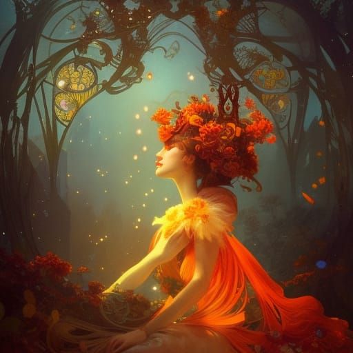 Fairyland Paper Quilling Concept Art