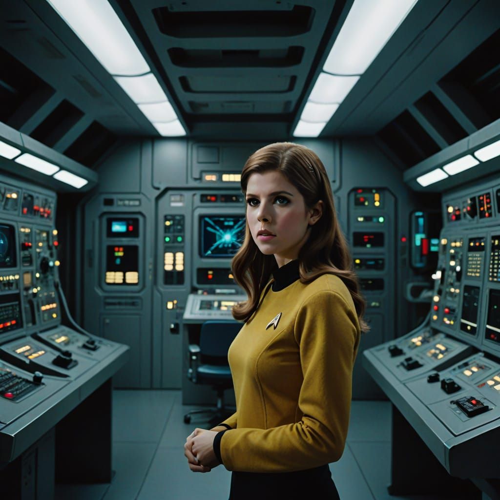 Anna Kendrick Investigates Alien Computer Room in Star Trek