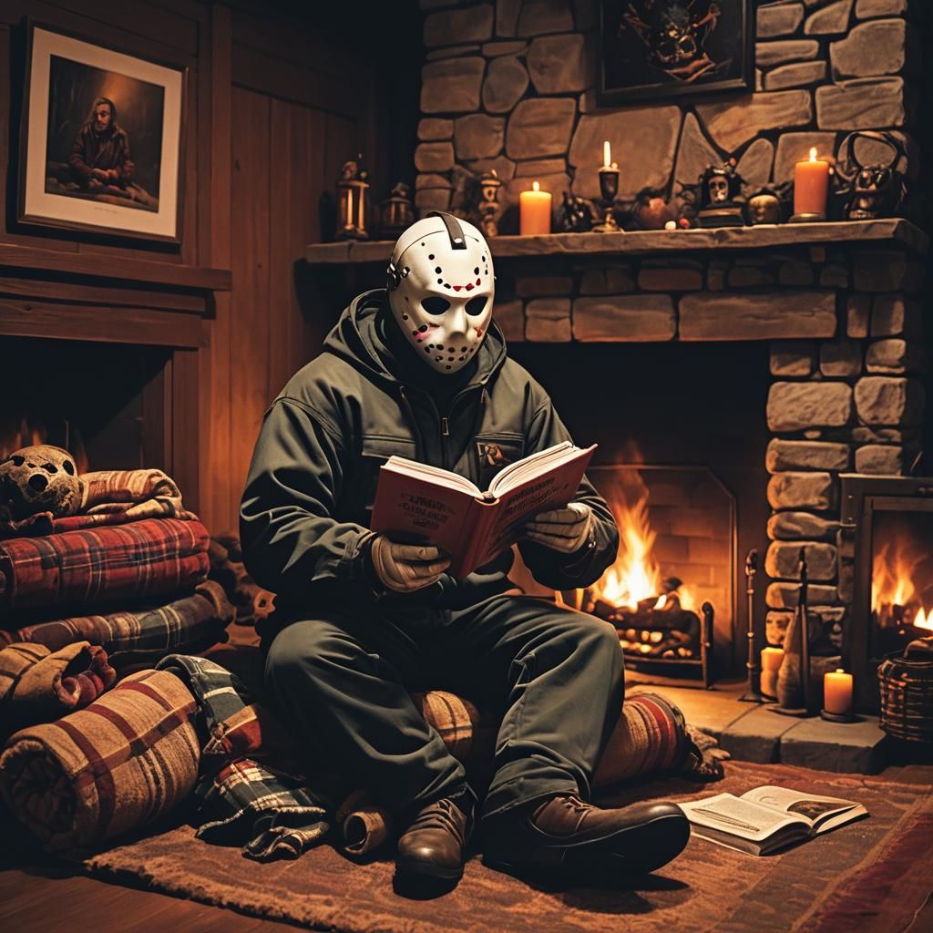 Jason Voorhees: A Literary Moment by the Fireplace