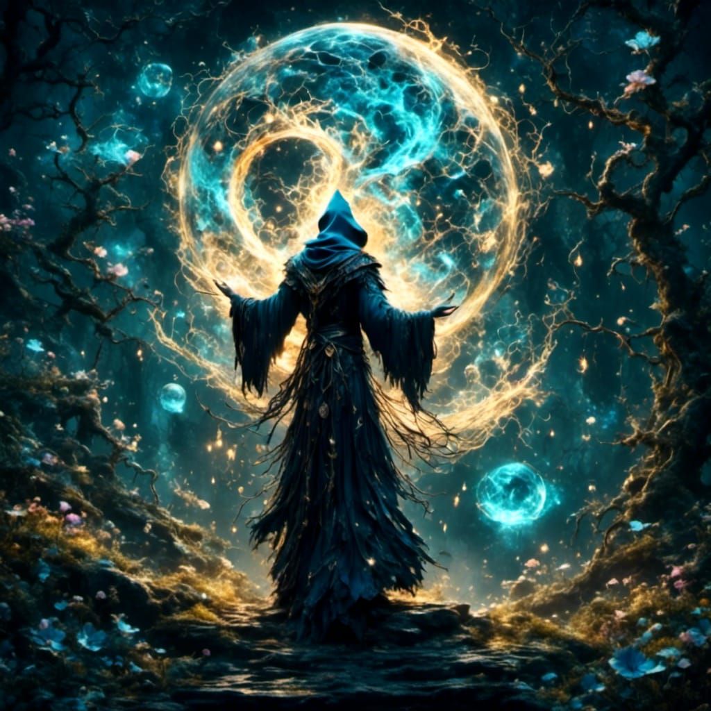 The amazing world of magic, sorcerer casting spells, fairytale, magic, spells, sparkling, <lora:NC Hyperreal:1.0> <lora:...