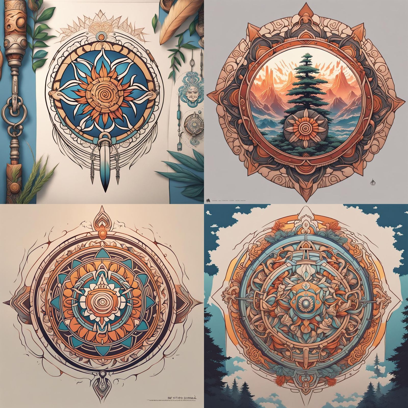 Tattoo Design: Resilience and Kindness in Anime Style