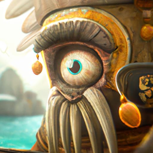 Detailed Painting of Captain Birdseye in Unreal Engine