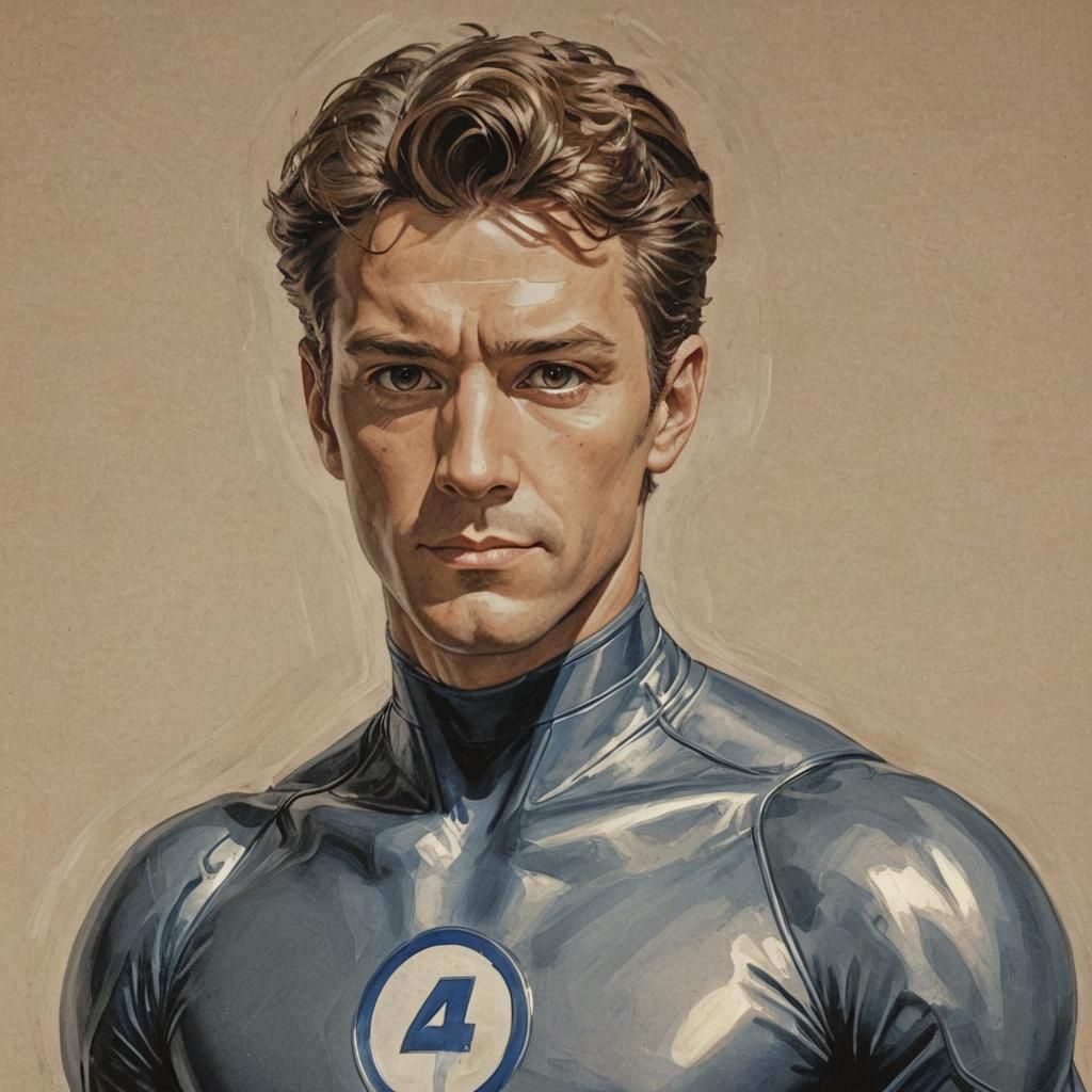 Superhero Self-Portrait: A Digital Art Masterpiece