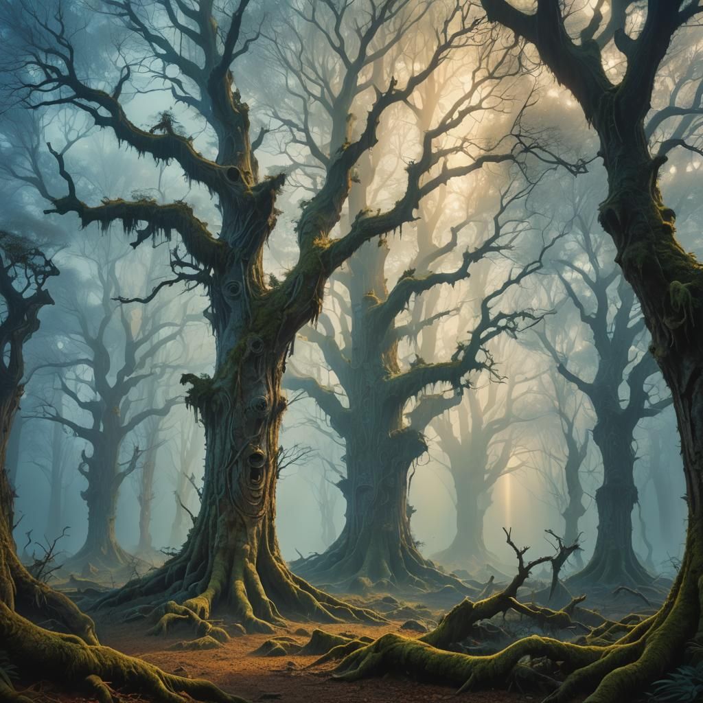 Misty Forest: Fantasy Matte Painting in Unreal Engine