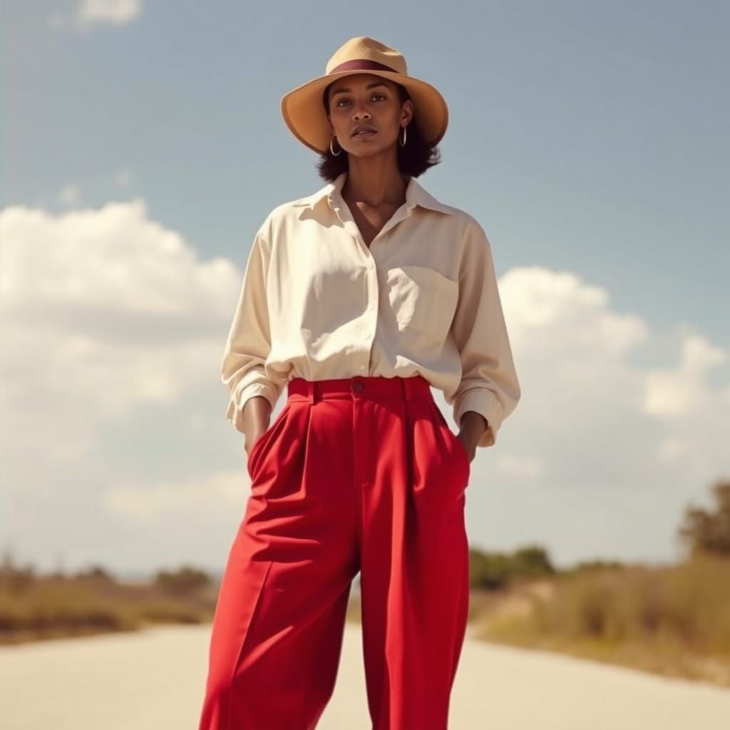 Retro Summer Fashion Portrait in 50s Style