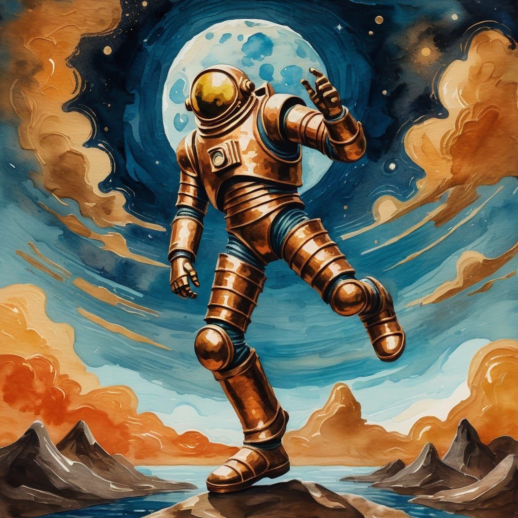 The Bronze Moonman