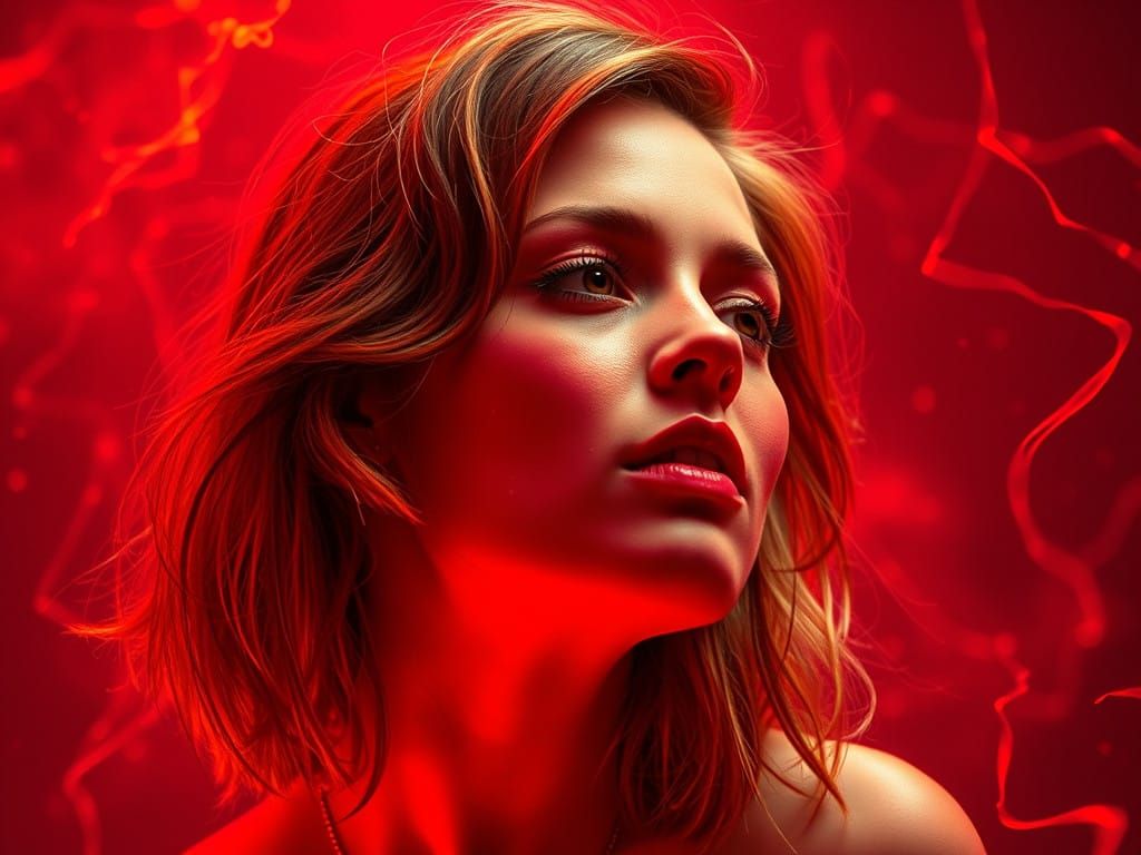 Inferno Engine Exploding with Intense Psychedelic Colors