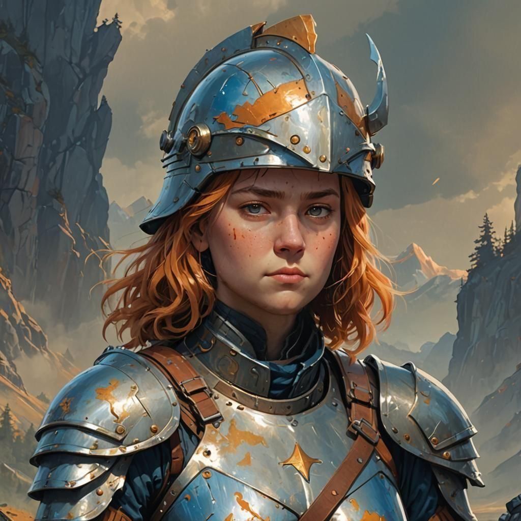 Detailed Fantasy Matte Painting in Deep Color