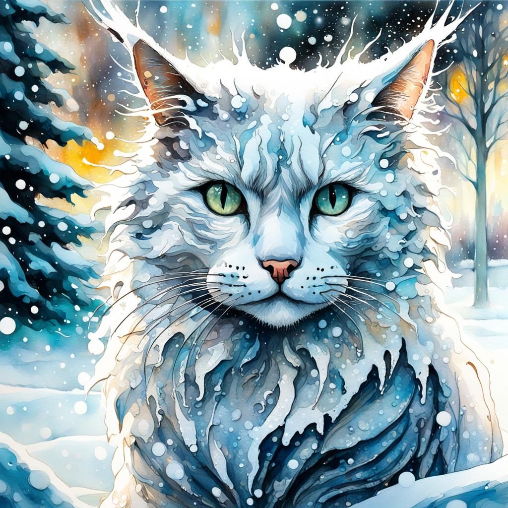 Winter Cat - 2