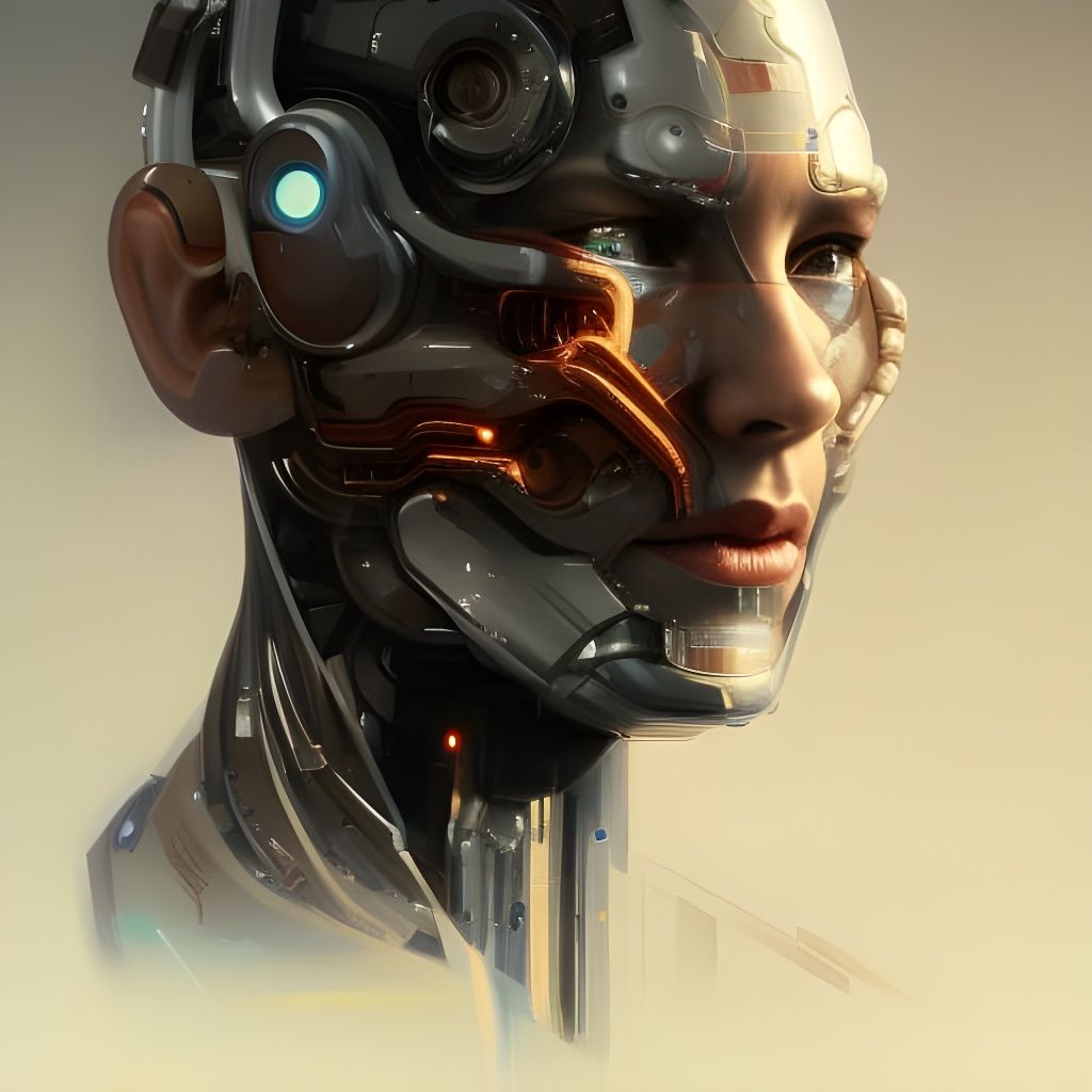 Cyborg Dreams of Earth: Hyperdetailed Concept Art