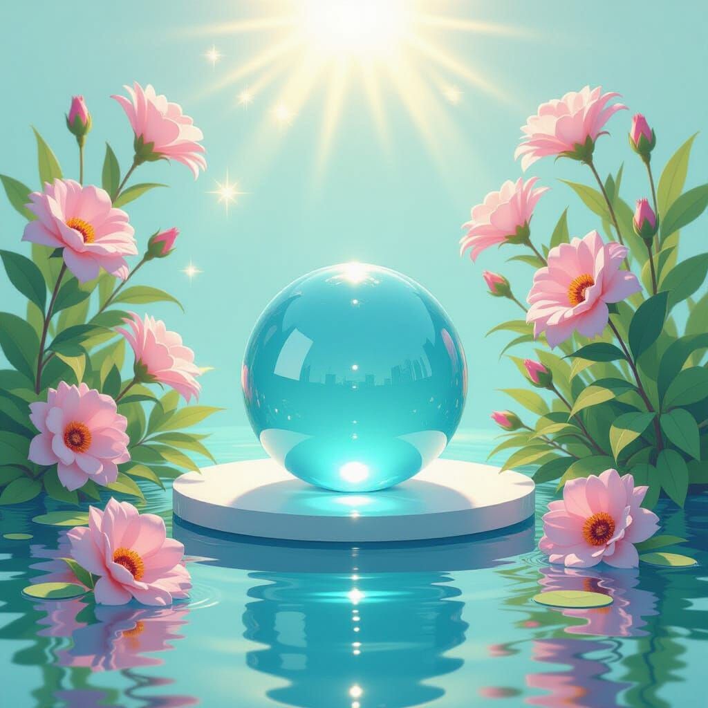 Magic 8 Ball: Minimalist Neo-Pop Painting