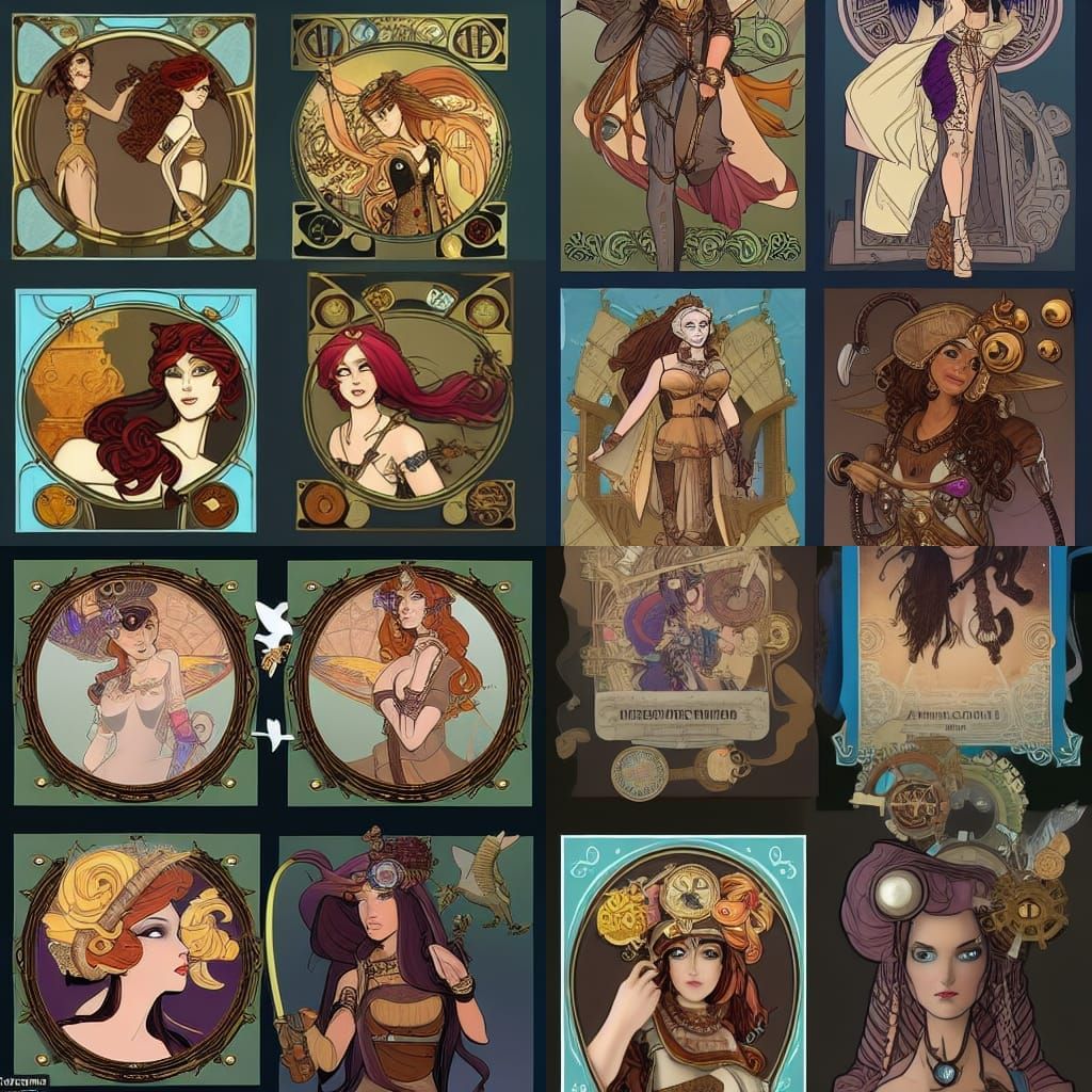 Steampunk Lady and Emotional Support Cannon on Safari