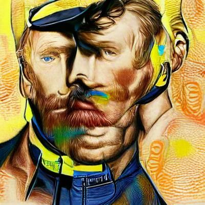 Van Gogh in Tom of Finland Style