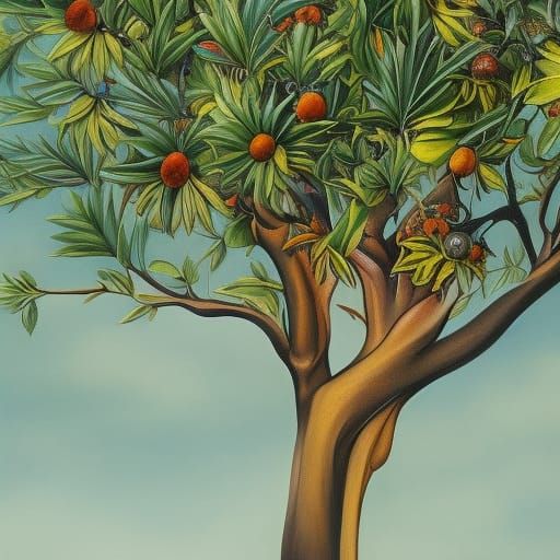 Gumnut Babies Illustrations in a Surrealist Style