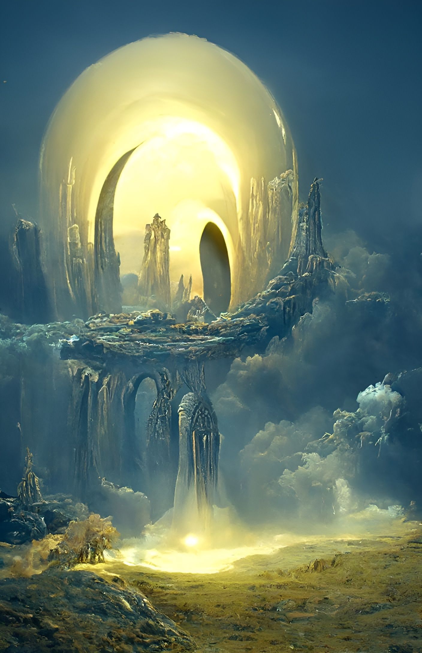 Cornpunk Stargate to Alien Mushroom World