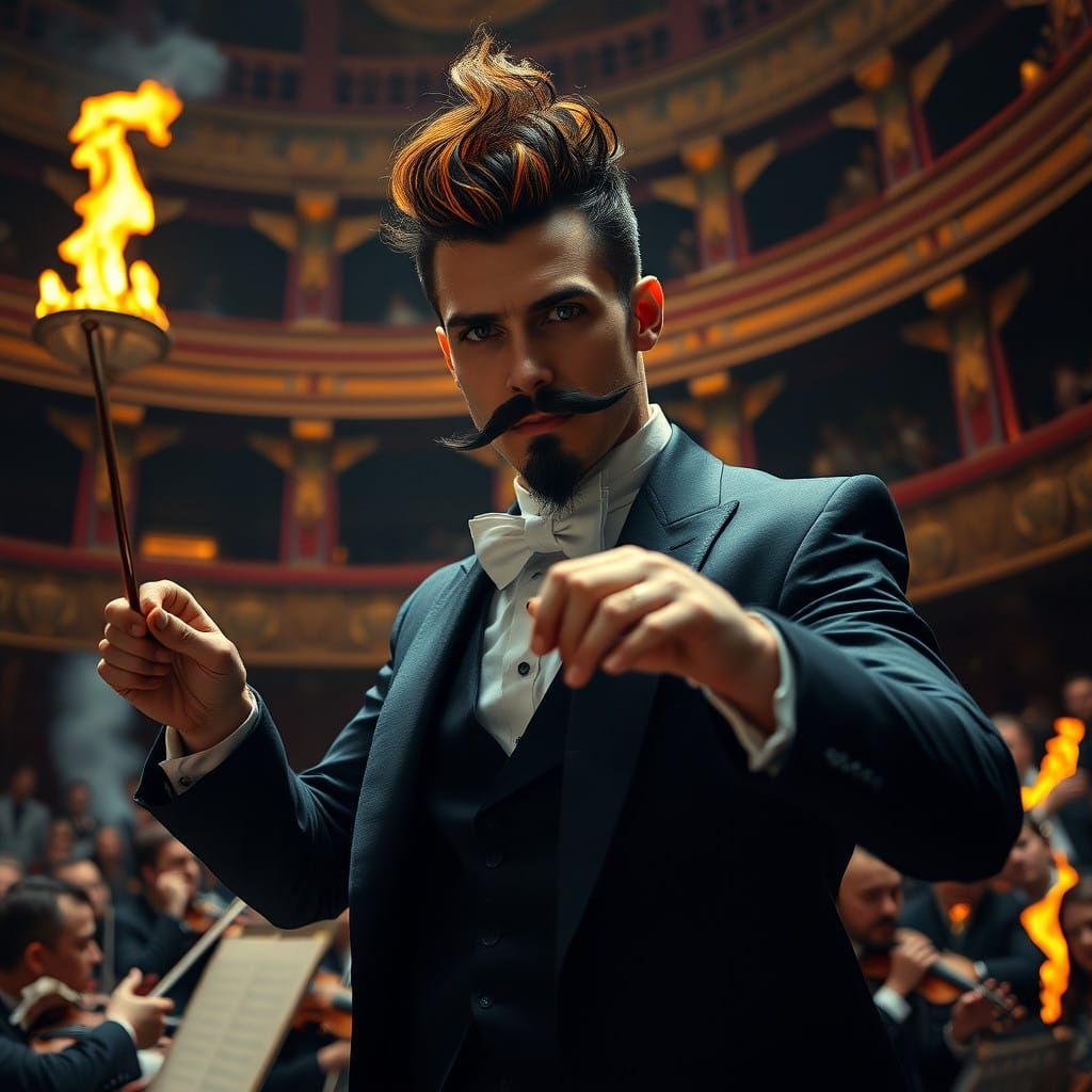 Steampunk Conductor of Darkness and Eros