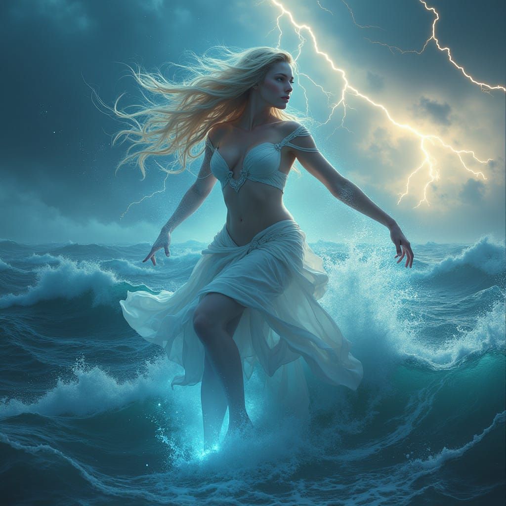 Ethereal Storm Goddess of the Ocean