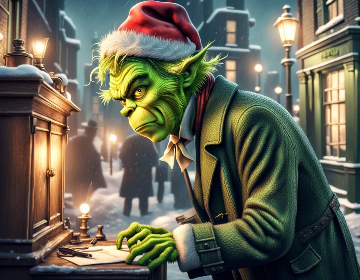 Sherlock Holmes as Grinch