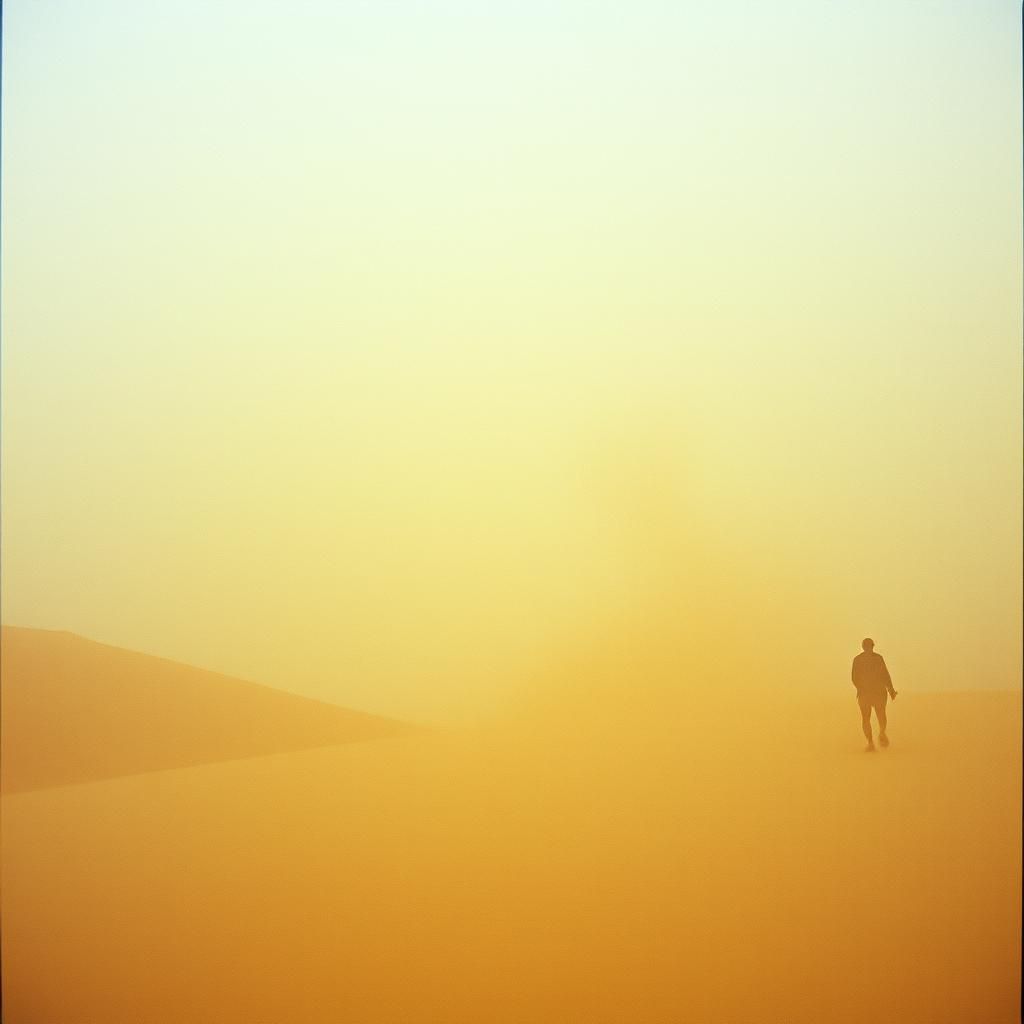 Cinematic Sandstorm Sweeping Across the Sahara