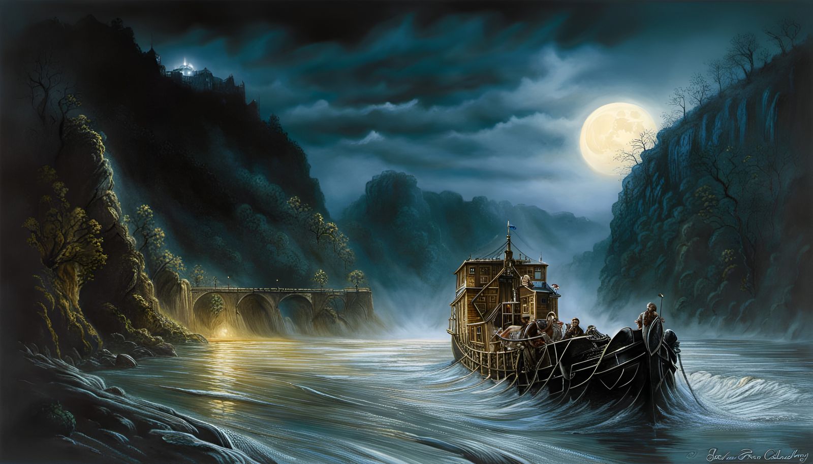 Torrent at the Loreley