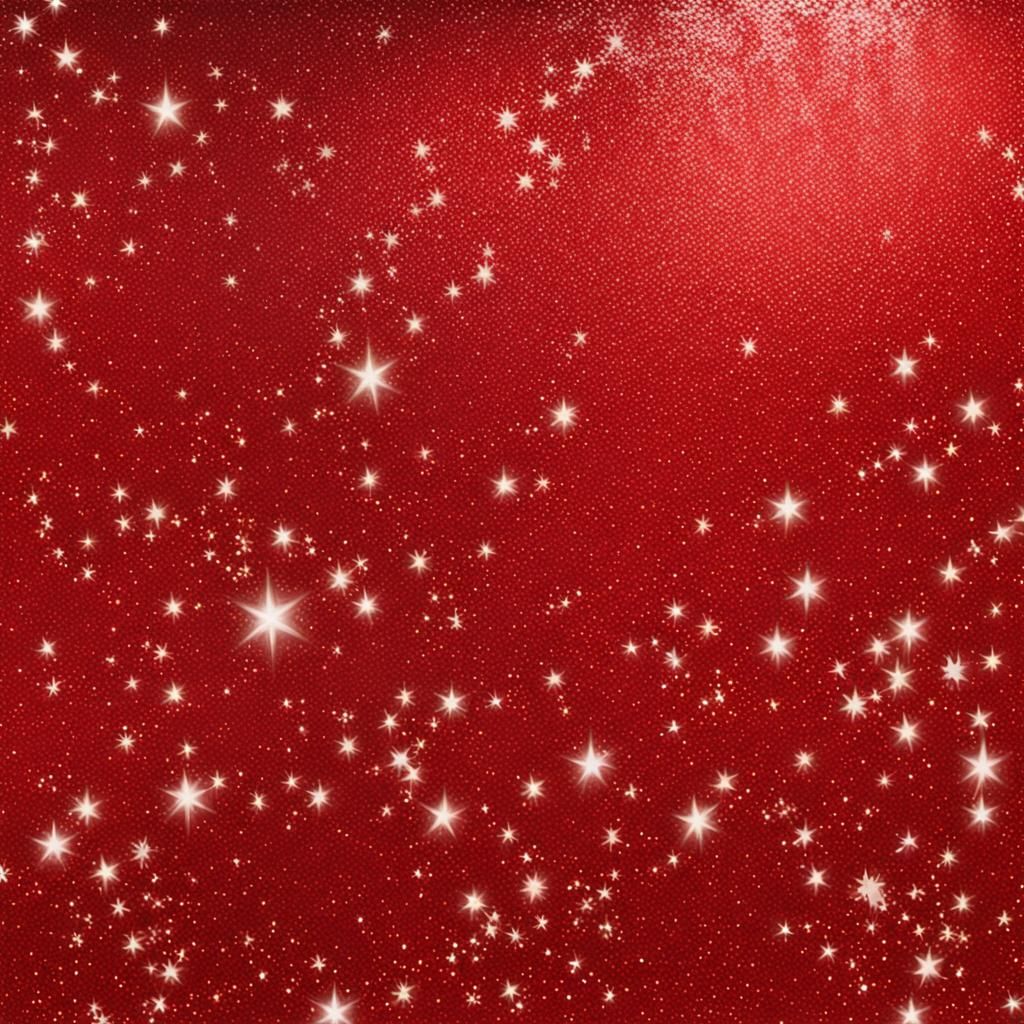 Sparkly Red Paint Splatter Celebration