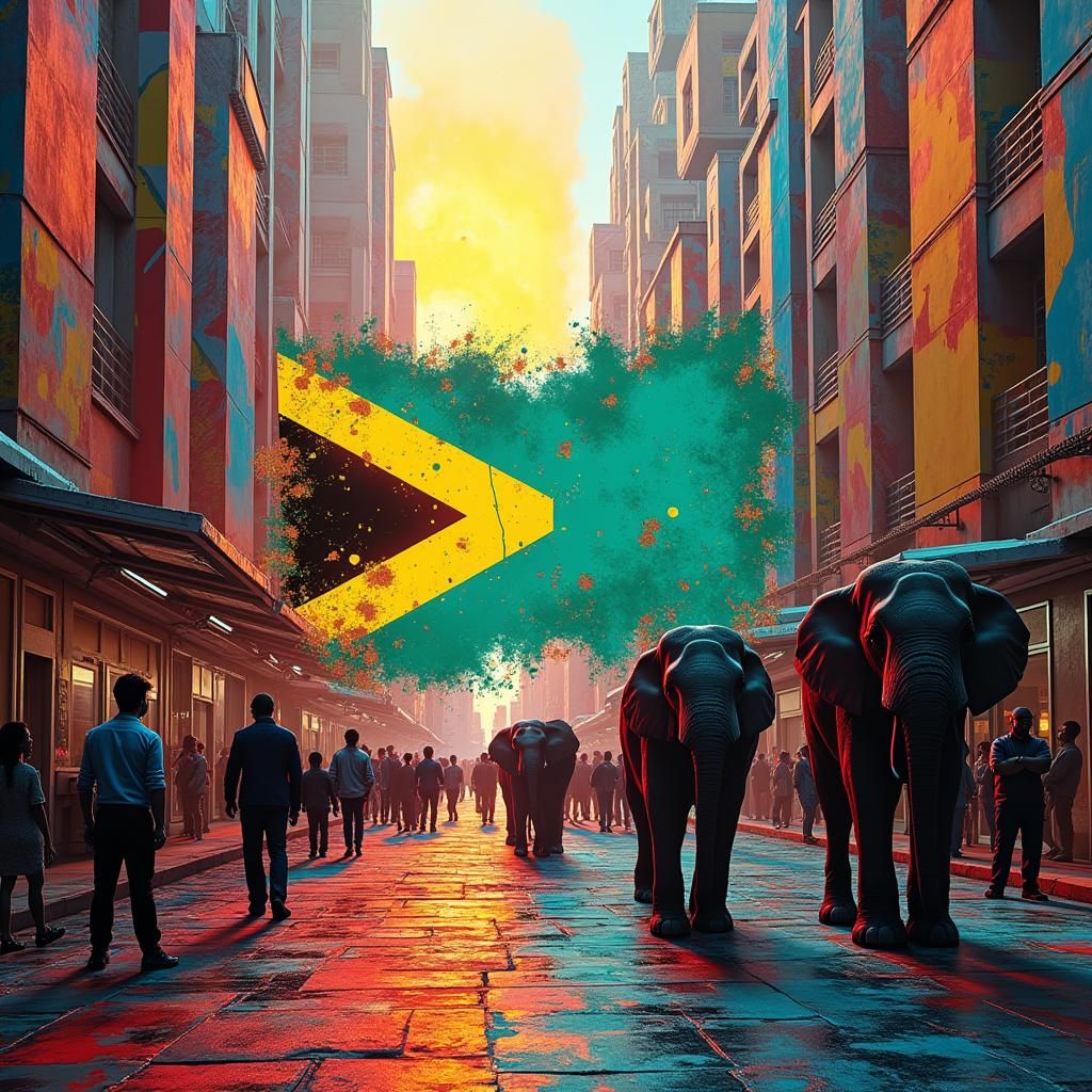 Futuristic South African Heritage Day Celebration