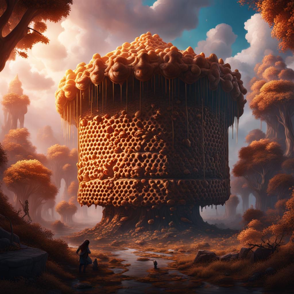 Hiding Under a Giant Waffle: Detailed Matte Painting