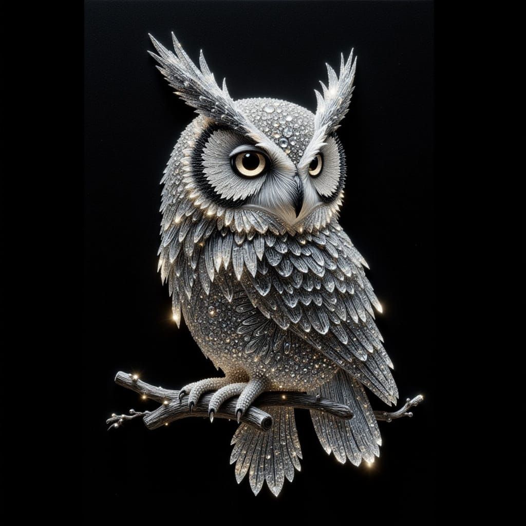 Diamonds owl-girl's best friend