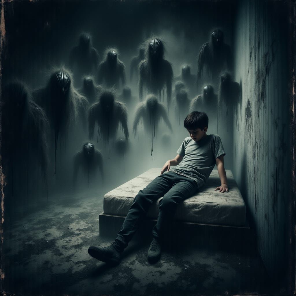 Even young kids fight inner demons