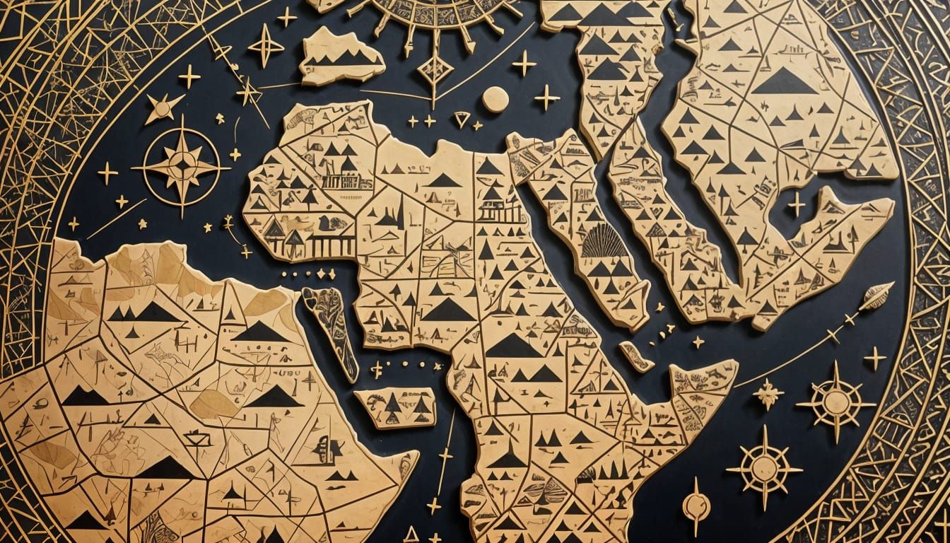 Detailed Map of North Africa Migration Patterns