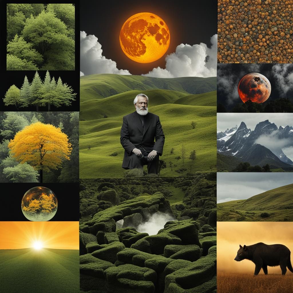 Mystical Creatures Soaring Through a Galactic Starry Night