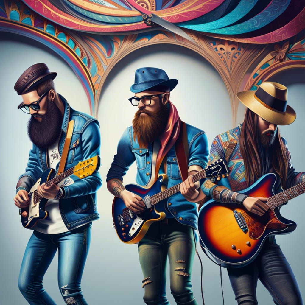 Hipster musicians