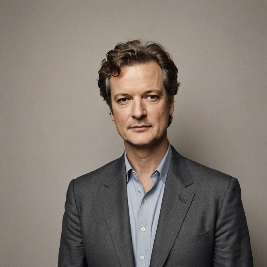 Portrait of Colin Firth in Digital Art